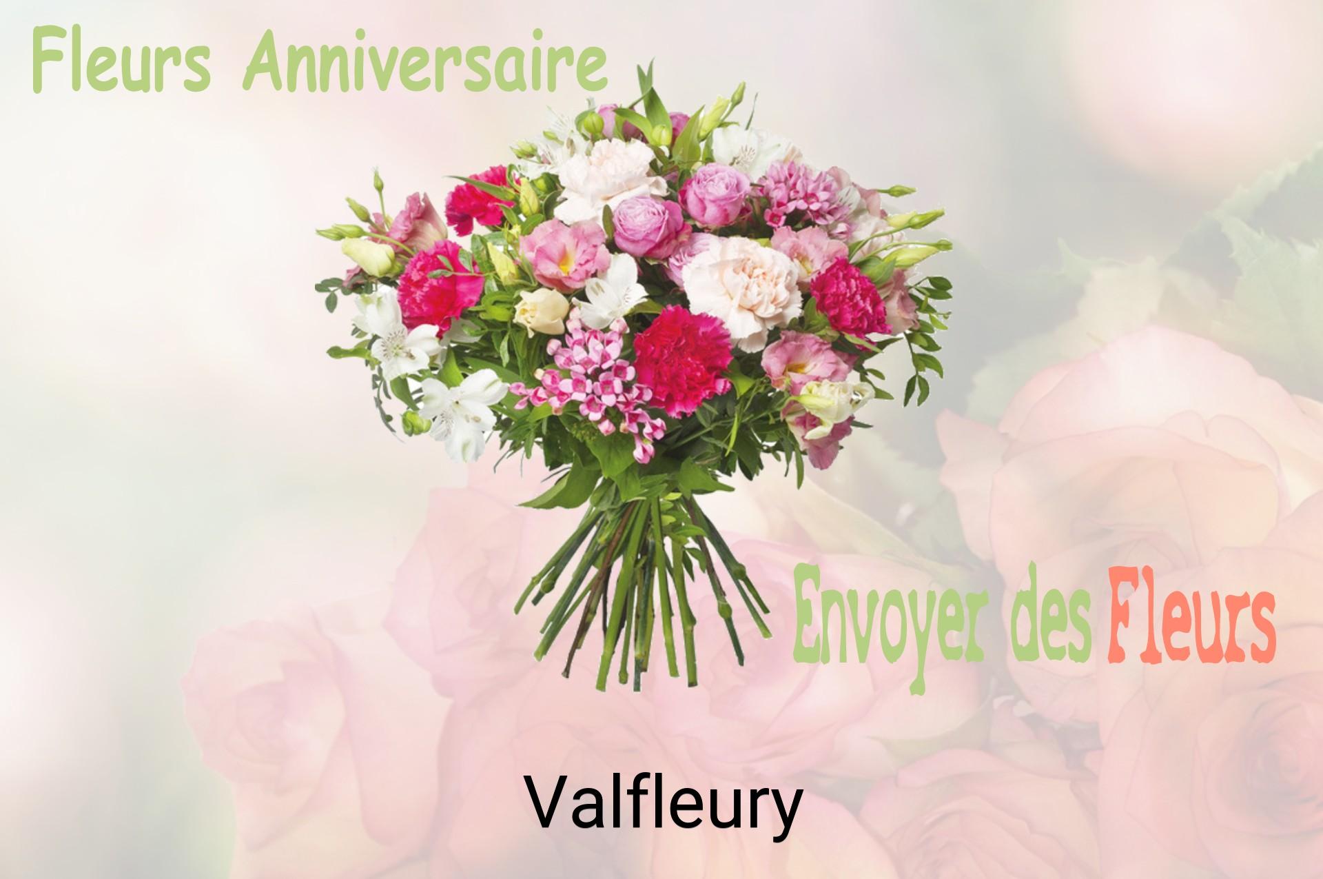 Bouquet de fleurs d’anniversaire livré à Valfleury