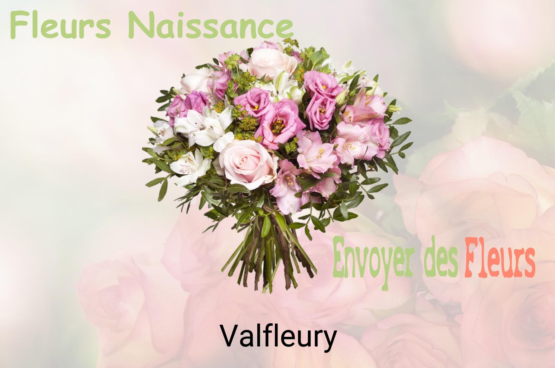 Bouquet de fleurs de naissance livré à Valfleury